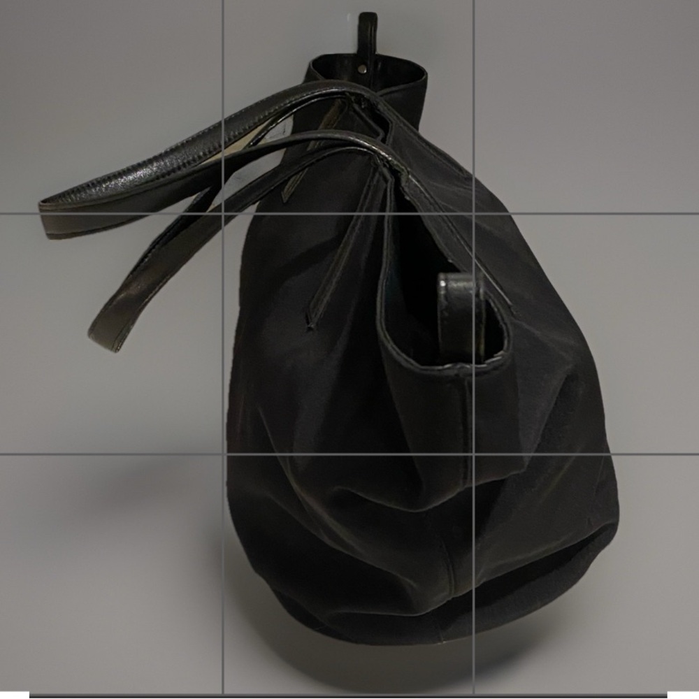 ZARA Black Faux Leather Tote Bag Large Shoulder  Carryall Shopper Travel  $69 - Picture 10 of 16